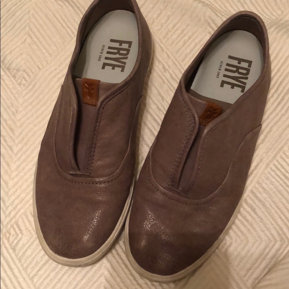 Frye sneaker slip ons!
